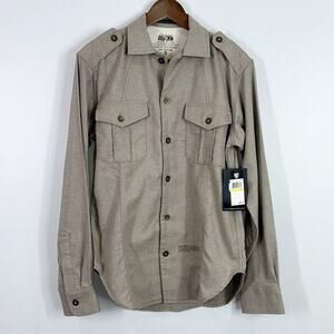 Artful Dodger men’s cotton long sleeve button down casual shirt size sma…